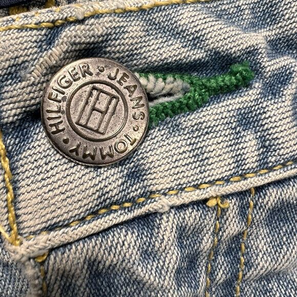 VTG Tommy Bootcut Jeans Women’s 9 (30x32.5) Light Wash Western Rodeo Y2K Boho - Picture 7 of 13